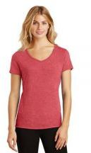 District� Women's Perfect Tri� 4.5-ounce, 50/25/25 poly cotton rayon V-Neck Short Sleeve T-shirt